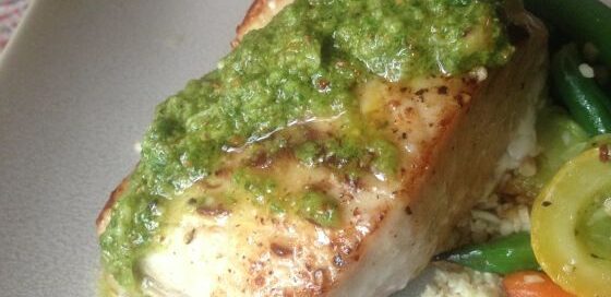 pesto cobia